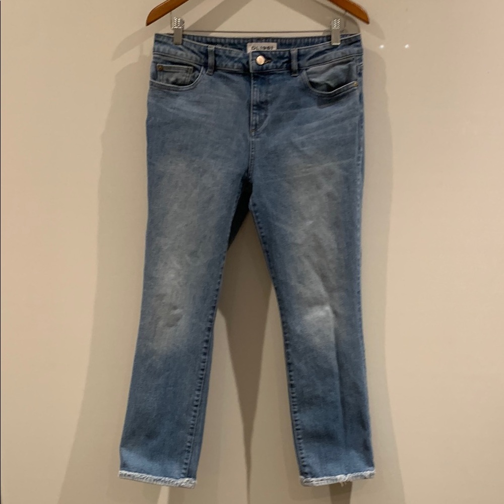 DL1961 Blue Ankle Cropped Jeans